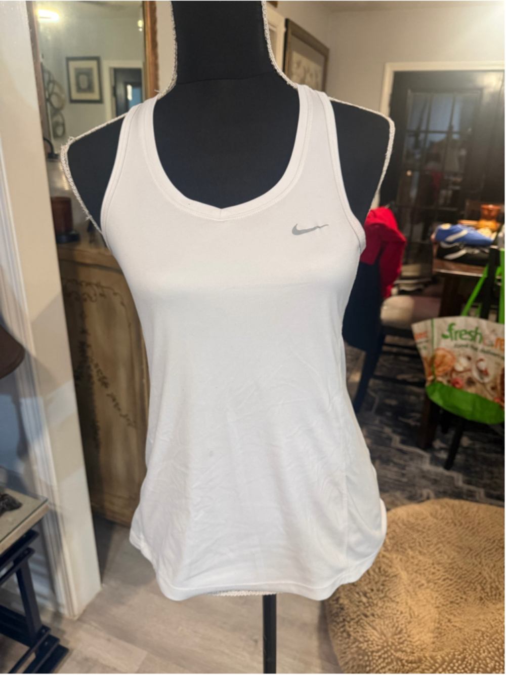 Women's Nike Dri-FIT Athletic Tank Top White